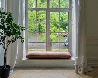 Coussin de siège de fenêtre, coussin de banc, coussin de banc personnalisé, coussin de siège, coussin de coin lecture, coussin Français, coussin de canapé