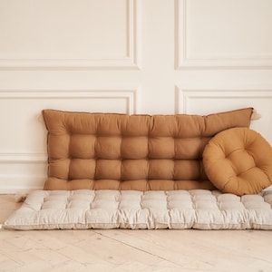 Floor Cushion, Sofa Cushion, Large Floor cushion, Floor Sofa, Custom Bench cushion, Wabi Sabi, Daybed cushion