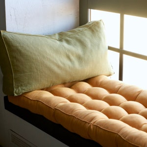 Coussin de banc, coussin pour banc, coussin de banc personnalisé, coussin de fenêtre, siège de fenêtre, coussin Français, oreiller de sol image 2