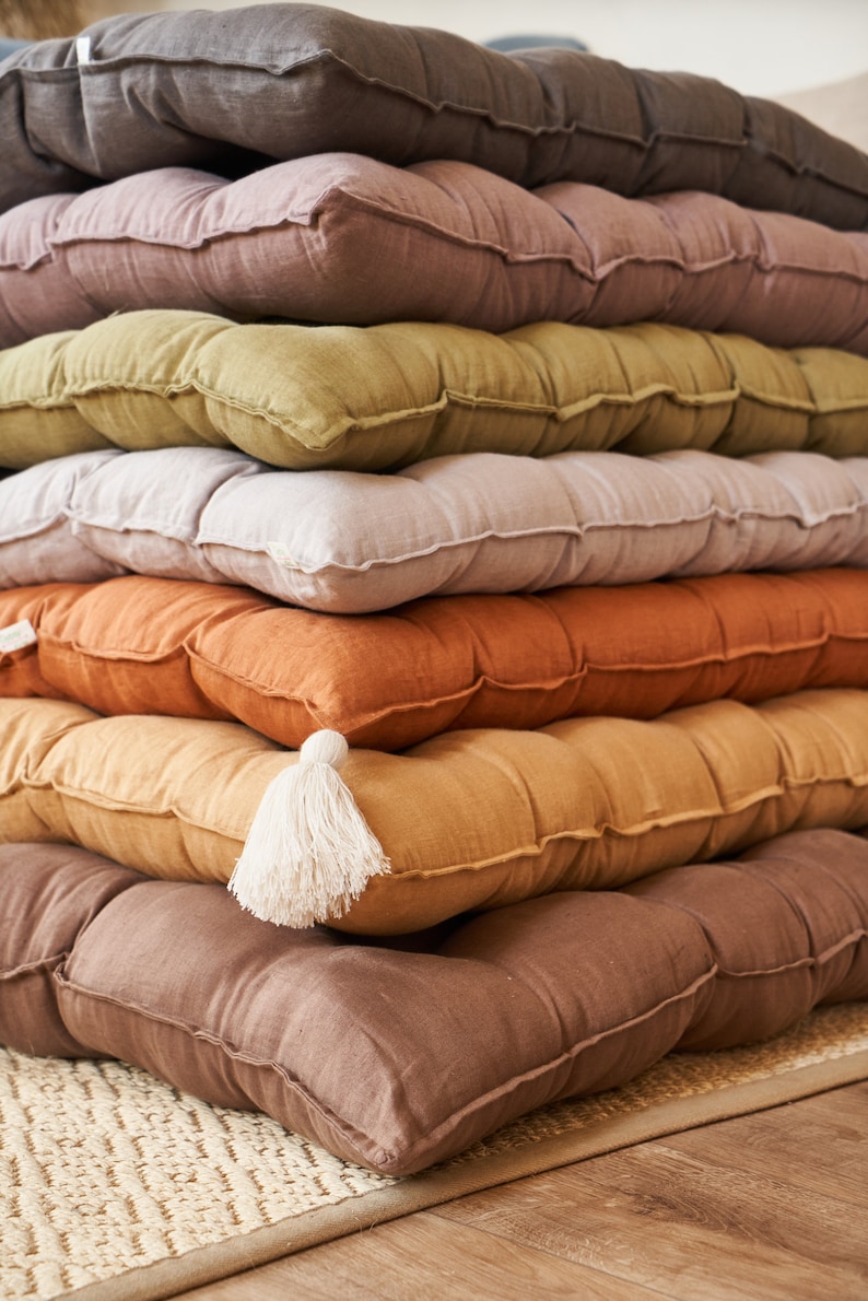 Custom Bench Cushion Japanese Futon Floor Seating Floor Etsy