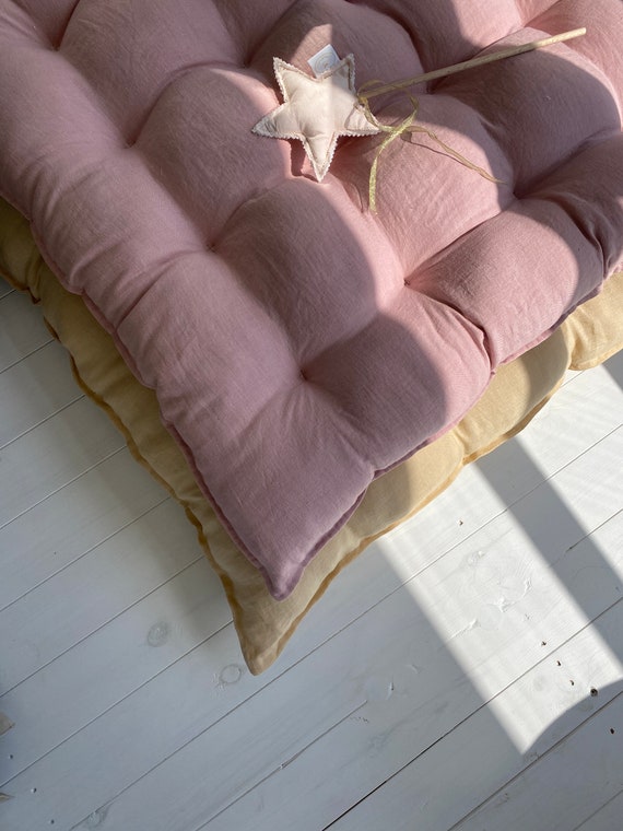 Coussin de sol, canapé de sol, grand coussin de sol, coussin de