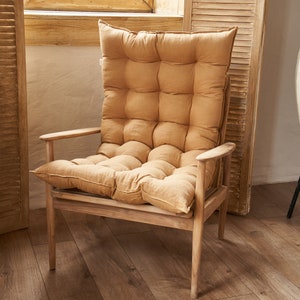 Large Floor Cushion, Floor seating, Floor Pillow, Window seat cushion, Custom bench cushion, French cushion, Wabi Sabi image 9