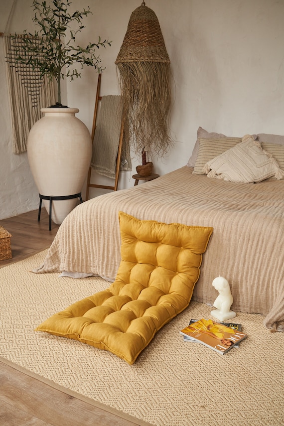Reading Nook Cushion Bench Cushion Floor Pillow Linen Bench