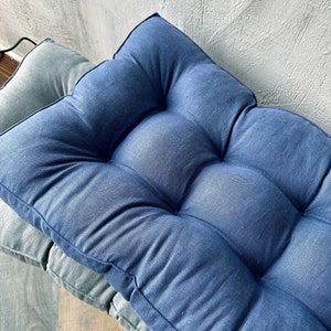 Bench cushion, Custom bench cushion, Floor Cushion, Window seat cushion,Reading nook cushion,French Cushion, Sofa cushion image 9