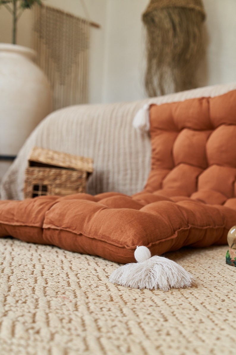 Custom Bench Cushion Japanese Futon Floor Seating Floor Etsy