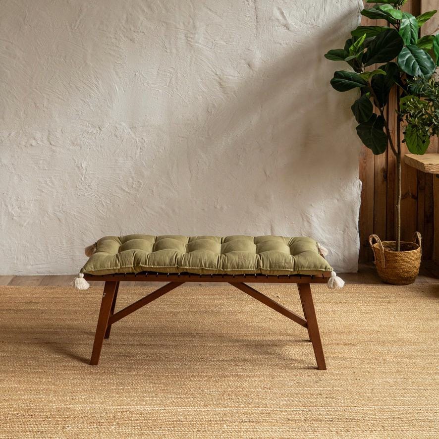 vintage floor cushion　グリーンベージュ vintage floor cushion グリーンベージュ Floor Cushion, Floor