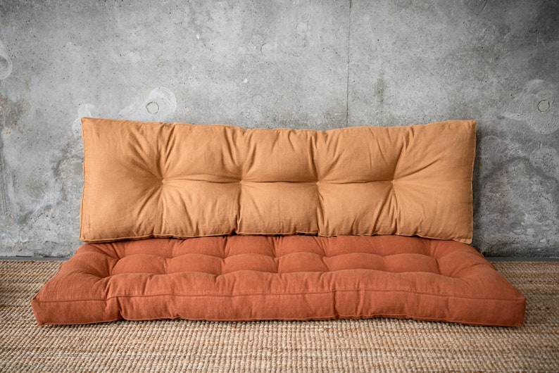 Coussin de banc, coussin pour banc, coussin de banc personnalisé, coussin de fenêtre, siège de fenêtre, coussin Français, oreiller de sol image 6