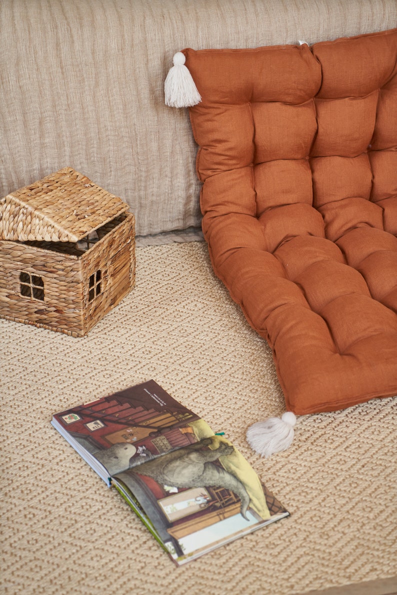 Custom Bench Cushion Japanese Futon Floor Seating Floor Etsy