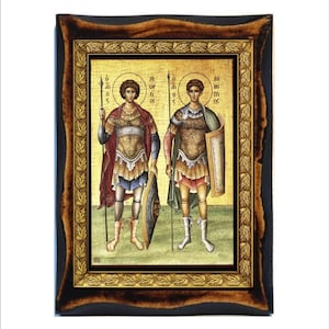 Saint Demetrios and Saint George -San Demetrio e San Giorgio -San Demetrio y San Jorge-São Demétrio e São Jorge-Sfântul Dimitrie și Gheorghe