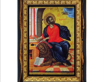 Saint Mark the Deaf - Byzantine Art - Orthodox Catholic Holy Card on ...