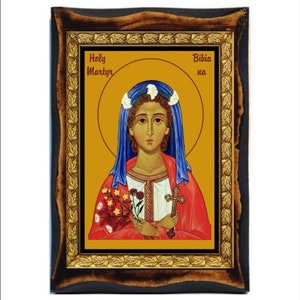 Santa Bibiana - Santa Bibiana - Santa Viviana - Santa Bibiane - Bibiana de Roma - Bibiana - Święta Bibianna - Santa Vivienne -Santa Viviana