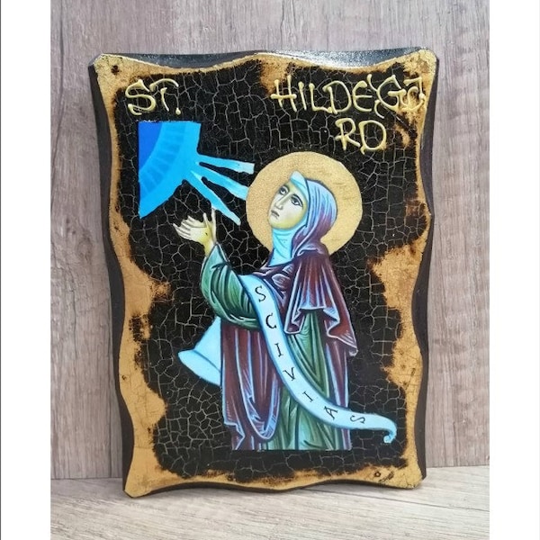 Hildegard of Bingen Icon - Etsy