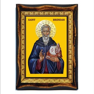 Saint Brendan - Brendan the Navigator - San Brandano - Santo Brandano - Brendan der Reisende - São Brandão - Święty Brendan - Bréanainn