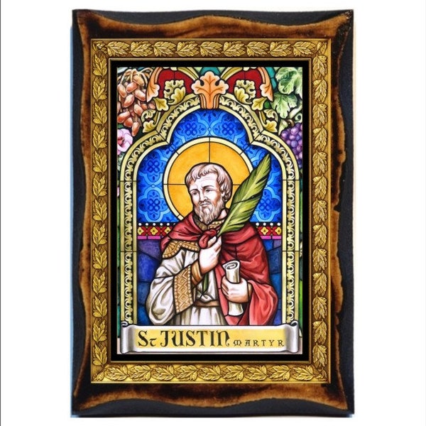 Saint Justin Martyr - San Giustino Martire - Justin de Naplouse - Iustinus Martyr -  Justin the Philosopher - Justin le Philosophe - Justin