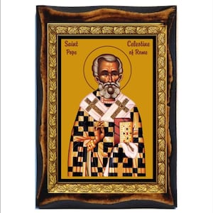 San Celestino Papa di Roma - Papa Celestino I - Sankta Celesteno - Celestyn I - Caelestinus - Paus Celestinus I - Svatý Celestýn I.