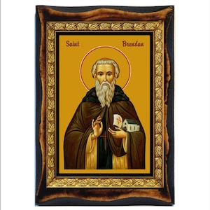 Saint Brendan - Brendan the Navigator - San Brandano - Santo Brandano - Brendan der Reisende - São Brandão - Święty Brendan - Bréanainn