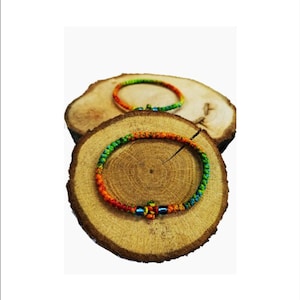 Corde à prières 50 noeuds en soie avec myrrhe sacrée - Authentique corde à prières colorée - Chapelet à main - Saint chapelet - Komboskini - Chapelet