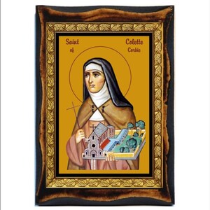 Colette di Corbie-Saint Colette-Coletta de Corbie-Santa Colette Corbie-Coleta van Corbie - Święta Colette - Nicolette Boëllet-Sfânta Colette
