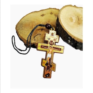 Car Hanging Cross - Car Rear View Mirror Charm - Cross Car Charm Double Sided - Hanging Car Mirror Charm Gift - Birthday Gift For Friend
