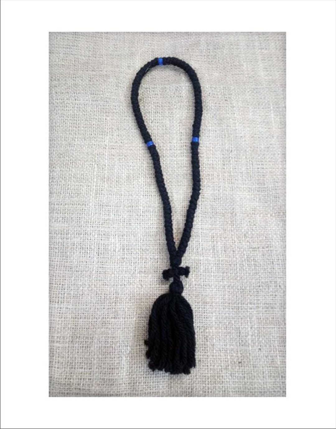 Prayer Rope 100 Knots Wool With Holy Myrrh - Authentic Prayer Rope With ...