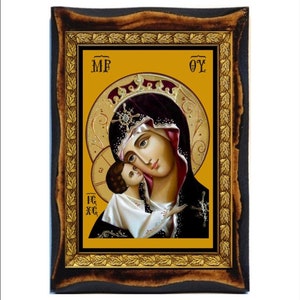 Vergine Maria Glikofilousa - Nostra Signora di Kazan - Vergine Maria del Dolce Bacio - Vergine Maria del dolce bacio - Madonna di Kazan