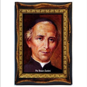 Pio Bruno Lanteri - Pio Brunone Lanteri - Brunon Lanteri - Pio Bruno Pancrazio Lanteri - Legno fatto a mano, Santino su placca