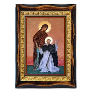 San Domenico e la Vergine Maria - Saint Dominique - Santo Domingo - San Domenico - Sant Domenec - Dominikus - Sao Domingos