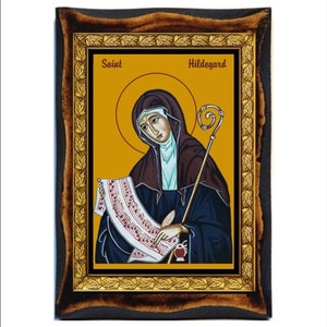 Hildegard of Bingen - Saint Hildegard - Sancta Hildegardis - Santa Ildegarda - Ildegarda di Bingen - Sancta Hildegardis - Sancta Hildegardis