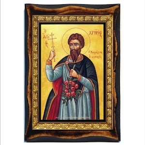 Saint Christos l'Arvanid - Saint Christos il Giardiniere - Sfântul Hristos Grădinarul - São Cristo, o Jardineiro - Свети Христос Гарденер