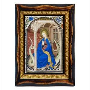 Santa Margarida e o Dragão - Santa Margarita - Margareta von Antiochia Placa de madeira artesanal ortodoxa, católica, bizantina, parede de decoração de casa