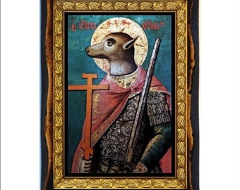 Christopher the dog head - Cynocephaly - Saint Christopher - Christophe Cynocéphalie - San Cristoforo Cinocefalo - Christophorus Kynokephale