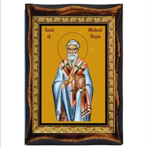 San Medardo, vescovo di Noyon e Tournai - San Medardo - Medardo di Noyon - Médard de Noyon - Medardus von Noyon - Medardo de Noyon