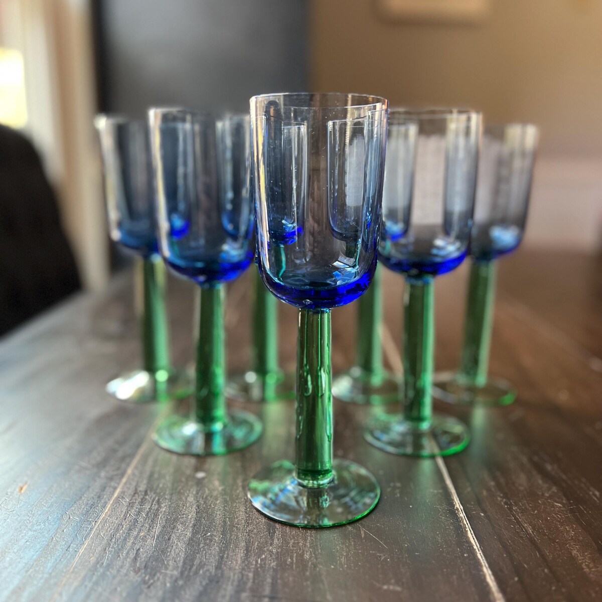 Vintage Wine Glasses