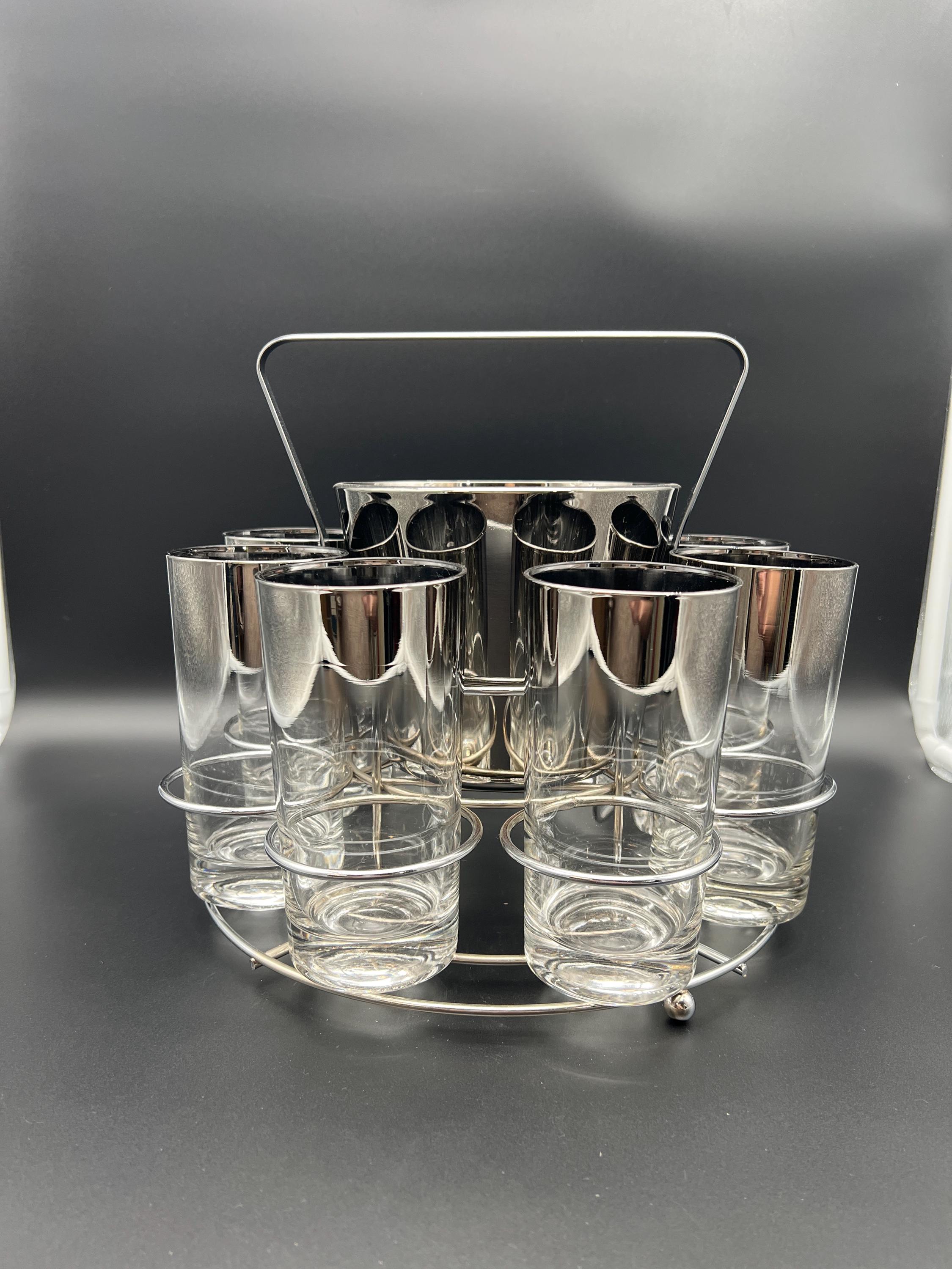 ヴィンテージ ミッドセンチュリー モダン ドリンクグラスキャリア Mcm Glass Carrier - Etsy キッチン収納・ラック