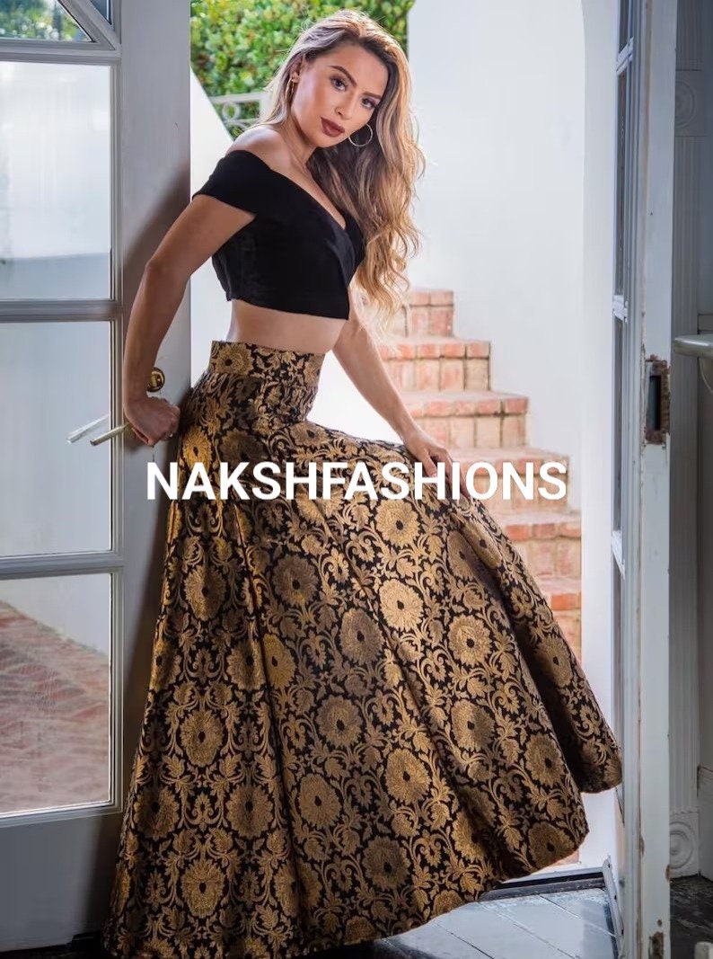 banarasi silk lehenga blouse