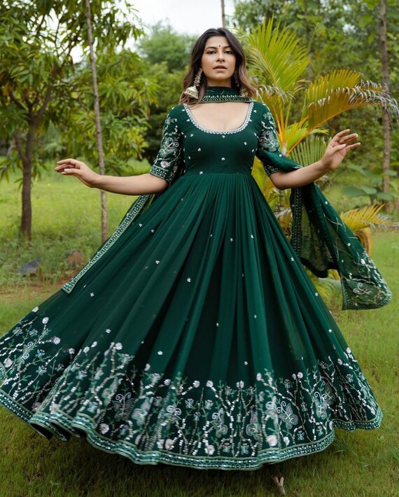 heavy long dress