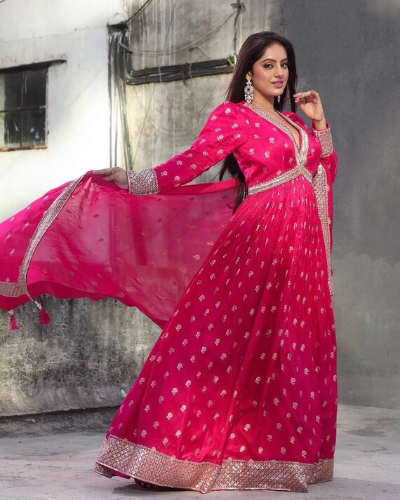 Fashion basket anarkali clearance gown