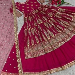 Designer Georgette Lehenga and Soft Net Dupatta Ensemble main image 0
