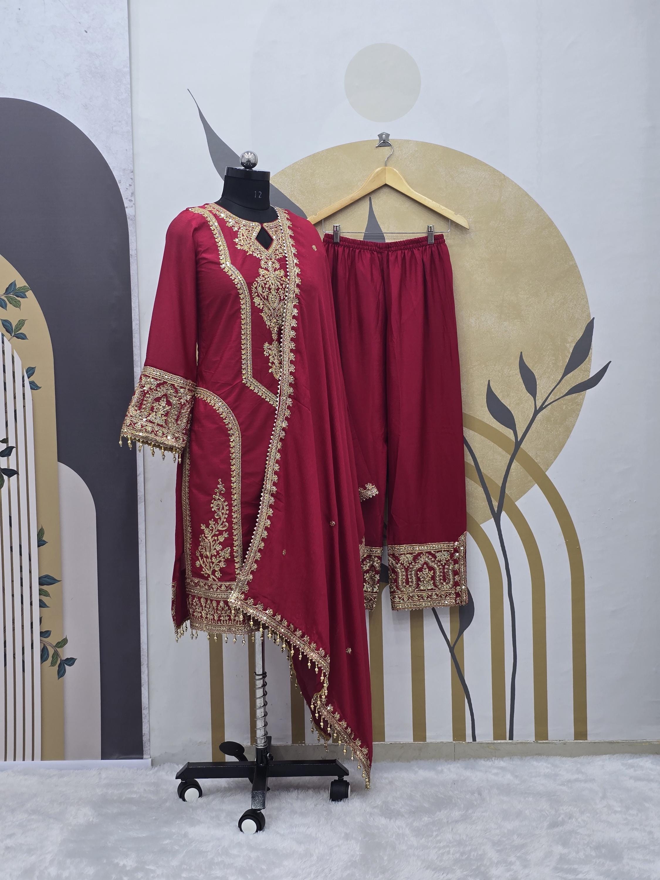 Punjabi Suit Party Wear Etsy Australia