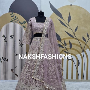Pink Soft Net Lehenga Choli With Embroidery Sequence Work With Net Dupatta For Women, Navratri Lehenga Choli , Wedding Lehenga , SKirts