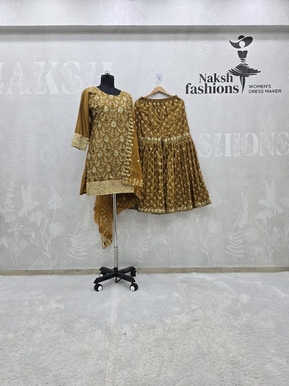 Ready to wear Dresses, Embroidery Work Indian Outfits for Ladies, Salwar Kameez