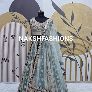 Designer Georgette Lehenga Choli: Sequence Embroidery Indian Wear