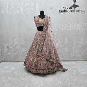 Traditional Wear Pink Taffeta Silk Lehenga Choli With Embroidery Sequence Work And Soft Net Dupatta For Women And Girls, South Asian Fashion