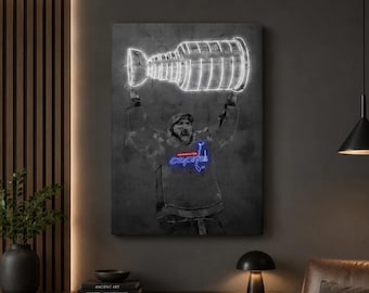 Washington Capitals 2018 Stanley Cup Wall Art, Championship Newspaper Front Page Print, Hockey Fan Gift