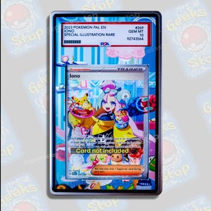 Iono SIR 269 PSA CGC Beckett | Grande vitrine artistique pour carte Pokémon
