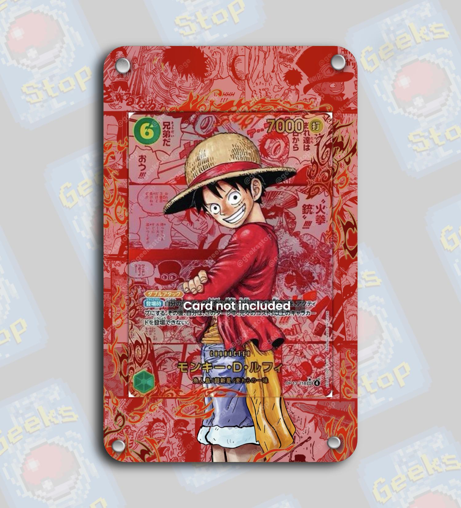 Luffy Red Manga OP13 | Extended Art Display Case for OPTCG - Etsy