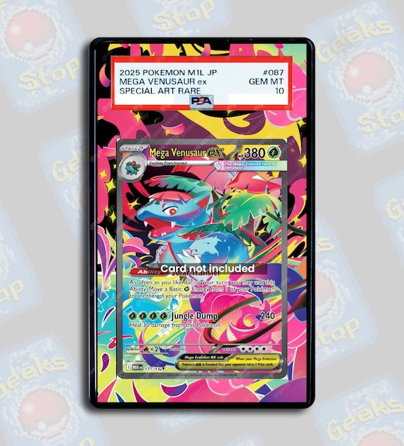 ポケモンカード フシギバナex SAR ケース付 PSA10】 フシギバナex (SAR) {200/165} [SV2a/ポケモンカード151] [SV