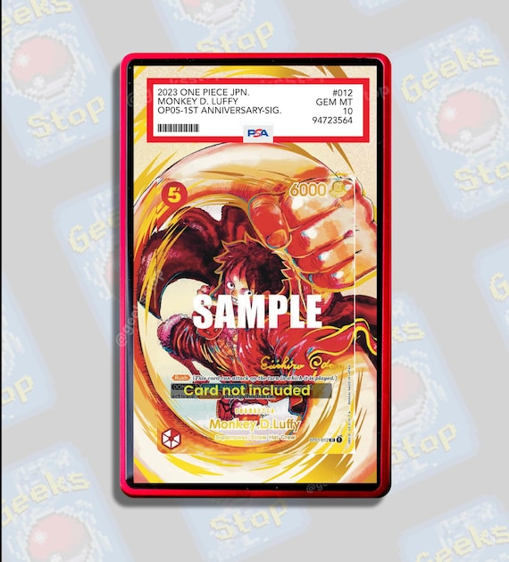 d*i様 ONE PIECE MONKEY D. LUFFY サインルフィPSA