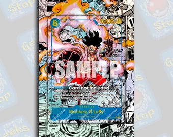 Luffy Manga OP11 / Vetrina espositiva estesa per OPTCG