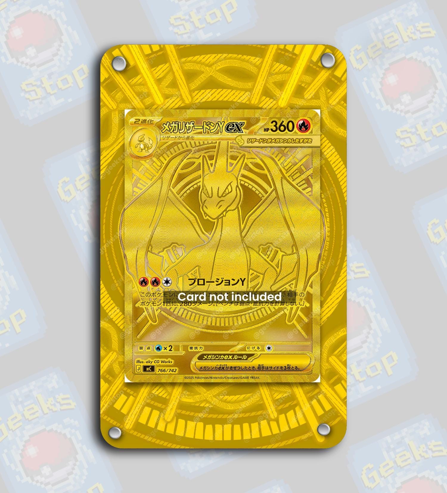 Charizard gold card - Etsy 日本